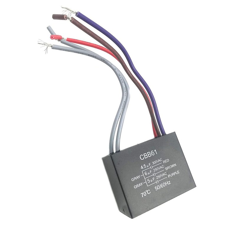 Daier CBB61 4.5uf + 5uf + 6uf 5 Wire Ceiling