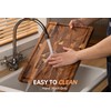 FYCTIO Walnut End Grain Cutting Board with Juice Groove &