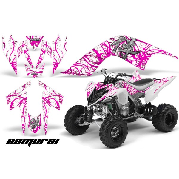 CREATORX YAMAHA RAPTOR 700 06-12 GRAPHICS KIT CREATORX DECALS SAMURAI