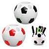 2 Pcs Students Soccer Pen Holder Set, Plastic Material Soccer