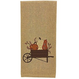 Park Designs Pumpkin Harvest Applique Dishtowel