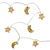Lights4fun Filigree Moon & Star String Lights Ramadan Home Decor