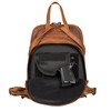 Lady Conceal Concealed Carry Abby Tactical Leather Backpack with Holster