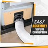 Saillong 4 Inch Magnetic Dust Collection Starter Kit with 9.85