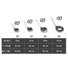 Rod Guides, One Foot Guide, Stainless Steel, 3#, 4#, 5#,