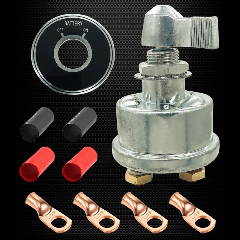 Ampper Battery Disconnect Switch 12V - 48V, Master Battery Switch
