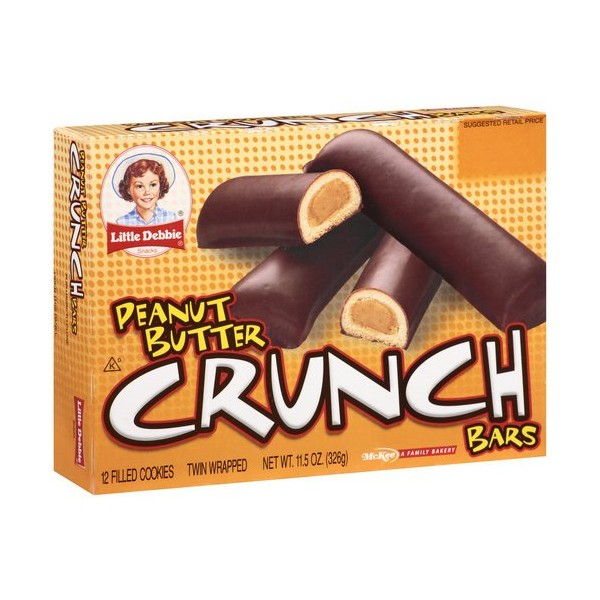 Little Debbie Peanut Butter Crunch Bars, 11 oz