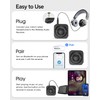MIPEACE Bluetooth Receiver, 5.3 Bluetooth Audio Adapter for Wired Headphones,