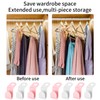 65 Pcs Clothes Hanger Connector Hooks, Space Saver Hangers, Space