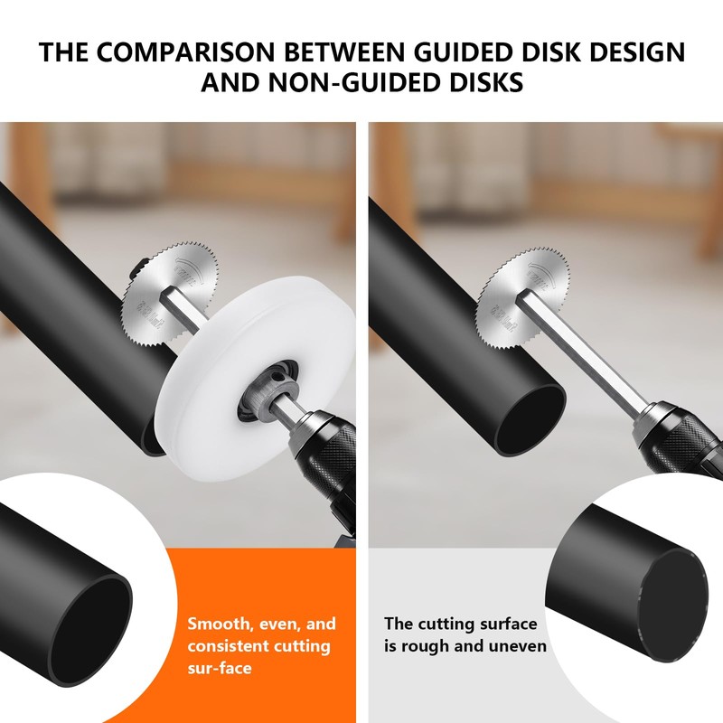 Inside Pipe Cutter for PVC Pipe with Adjustable Depth Gauge