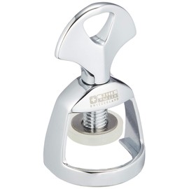 Decora Champagne Bottle Stopper, Stainless Steel, 2.6 x 1.5 x 1.1 inches (6.6 x 3.8 x 2.8 cm)