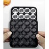 Gwindrise Tiny Diamond Ice Molds Fun Shapes, Silicone Mini Diamond-Shaped