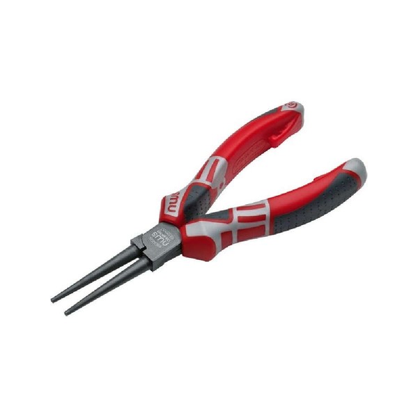 NWS 125-69-160 6.25" Long Round Nose Pliers - TitanFinish - SoftGripp