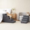 EHEYCIGA Dog Stairs for High Bed 25" H, 5-Step Extra