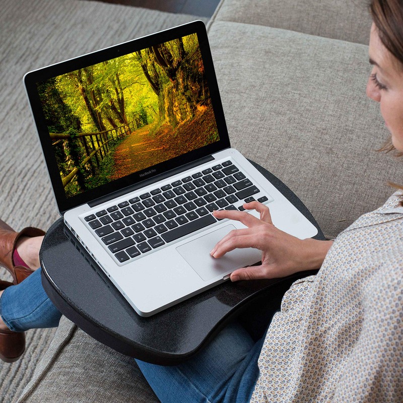 Sofia + Sam Compact Lap Desk Bed Table with Memory