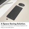 Macally Small Wireless Keyboard - 2.4G Ergonomic & Comfortable Mini