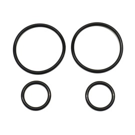 Captain O-Ring – Replacement O-Rings for Rusco/Vu-Flow Spin-Down, Sediment Trap Filters (2 Sets) [Select Size .75OR, 1OR, 1.5OR, or 2OR] (3/4" Filter (.75OR) - 2 Sets)