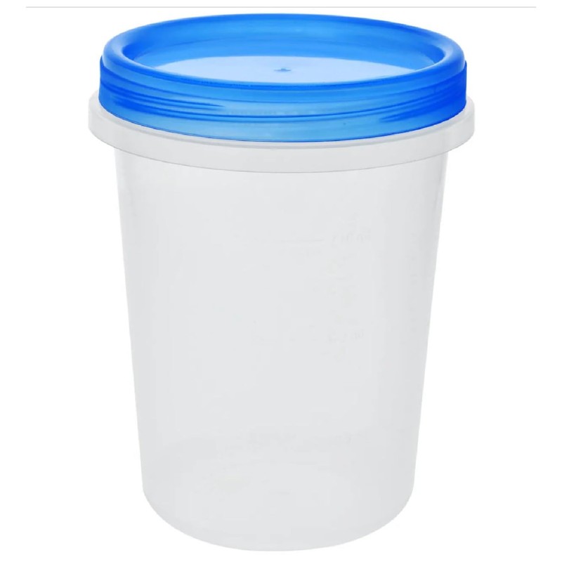 Sure Fresh 34-oz. Reusable Tall Plastic Containers with Lids, 2-ct.