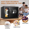 0.37 Cuft Small Safe Box, Mini Home safes with Programmable