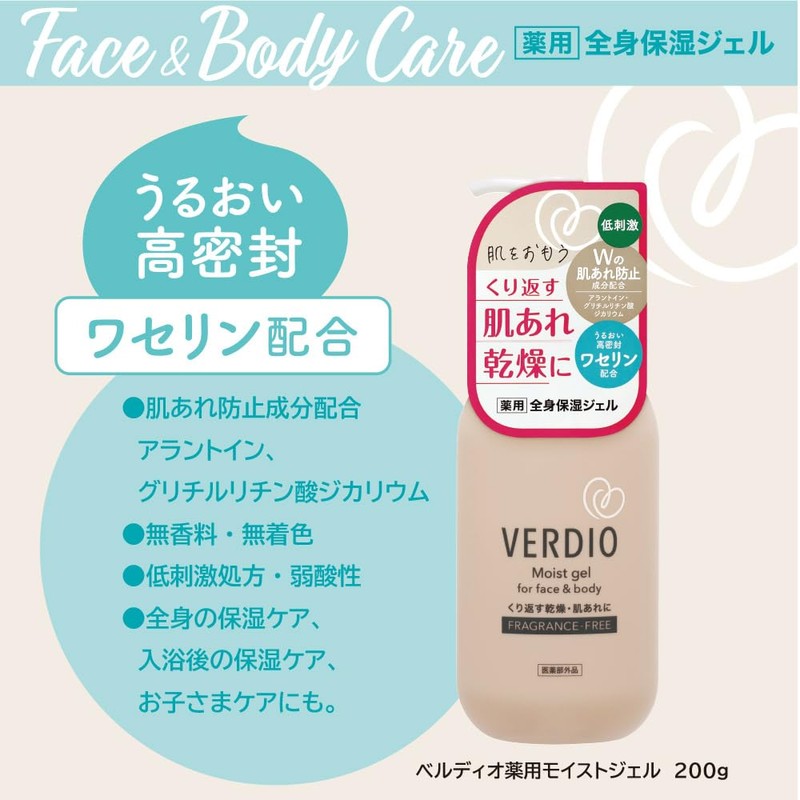 MENTARM Verdio Medicated Moist Gel, 7.1 oz (200 g)