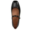Vionic Women's Alameda Mary Jane Flat, Black Leather, 8.5