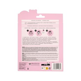 Oh K! Máscara de triple ácido hialurónico con ceramidas y fresa, ilumina y rellena, K Beauty, biodegradable, vegano y libre de crueldad, 1.16 oz