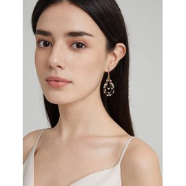 TOVABA Beaded Earrings Boho Colorful Summer Beaded Earrings Bohemian Dangle Earrings Beach Earrings for Women Vacation