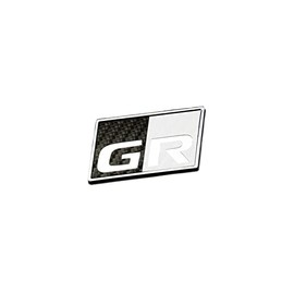Grazio&Co. GR Yaris Carbon Look GR Plate Front TYPE-C BK*WH