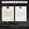 Page Protectors for 3 Ring Binder, Sheet Protectors 8.5 x