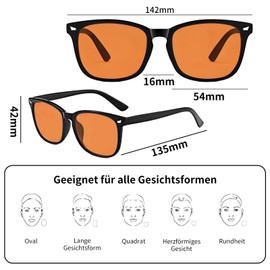 Oiieco Blue Light Blocking Glasses, Blue Light Filter Glasses for Men and Women, Blue Light Glasses Against Fatigue and Eye Strain, Gaming Glasses, Anti-Glare Anti-Fatigue, Suitable for Computers, TVs