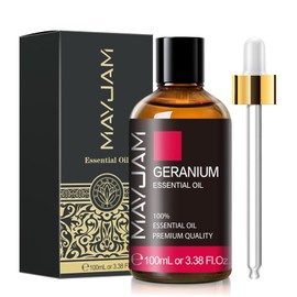 MAYJAM Essential Oil Geranium 100ml Aroma Oil Essential Oil Natural Geranium Oil Aroma Gift