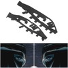 1 Pair Headlight Lens Covers Trim Gaskets Gasket Protector Exterior
