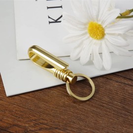 ARFUKA Key Fob, Heavy Car Key Fob, Bag Pendant, Keychain for Valentine's Day, Birthday, Christmas, Holiday, Gold, gold