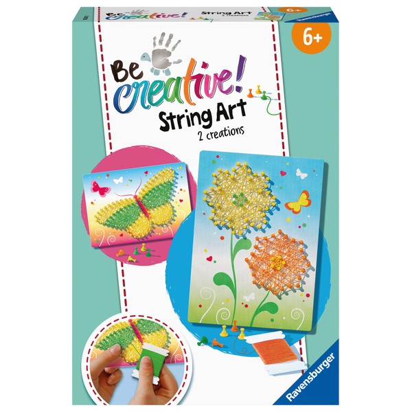 Ravensburger 18241 BeCreative String Arti Butterflies Creative Thread Pictures with