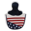 PU Leather USA Flag Golf Half Mallet Putter Club Cover