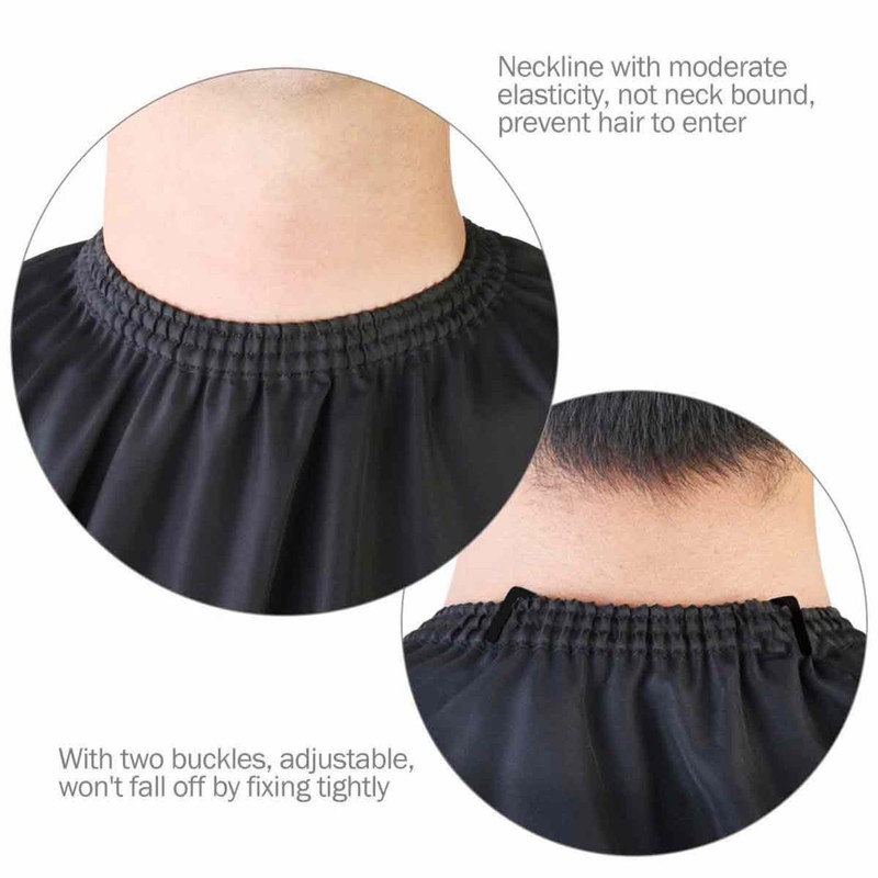 Barber Flow Pro Out Gold Satin Cutting Cape | Adjustable