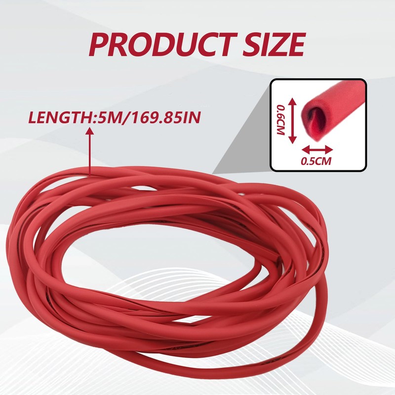 16FT (5M) Car Door Edge Protector, Universal U Shape Trim