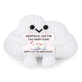 2 Year Cotton Anniversary Crochet Gifts for Him Her 2nd Anniversary Cotton