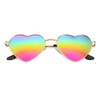 Kids Polarized Heart Shape Sunglasses for Toddler Girls Age 3-10,