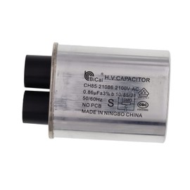 Meter Star WB27X10240 Microwave Capacitor Replacement 2100V 0.86uf Compatible with 99% of household microwave oven brands,Connect Pin 1/4" Standard Terminal