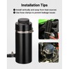 EVIL ENERGY Coolant Overflow Tank, Radiator Overflow Bottle 800ml Aluminum