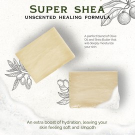 Iron Lion Soap - Super Shea Body Soap - Plant Based, Vegan, Handmade Organic Bar Soap - Bath Soaps for Acne, Eczema and Sensitive Skin (3 Pack)