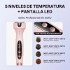 Cepillo Térmico Wavytalk, Cepillo Redondo De Cerámica, Rosa