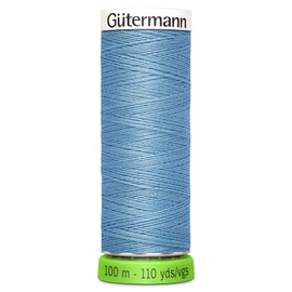 Gutermann Thread 100 m RPET 143, Light Blue