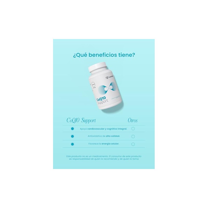 nutriADN – CoQ10 Support Ubiquinol (400 mg) 60 Cápsulas |
