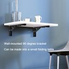 12 Inch Folding Shelf Hinges,90 Degree Shelf Bracket Hinge,Fold Down