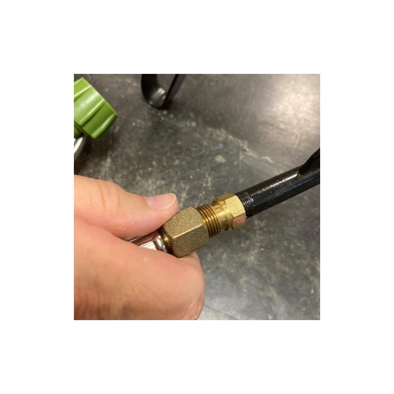 Bayou Classic M5HPR 36-in Stainless Braided LPG Hose w/ 5-psi