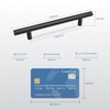 Probrico Black Stainless Steel Kitchen Cabinet T Bar Handle Diameter