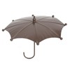 Umbrella Shaped Bird Trough Metal Hanging Bird Feeder Tray Metal