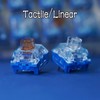 Kailh Box Islet Silent Switch,Linear Switch for Mechanical Keyboard（Linear Silent